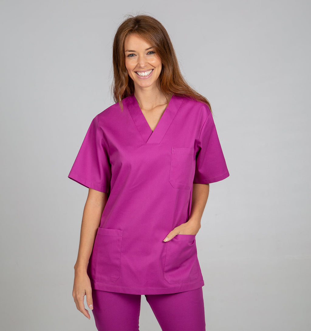 BLUSA SANITARIA UNISEX PICO COLORES