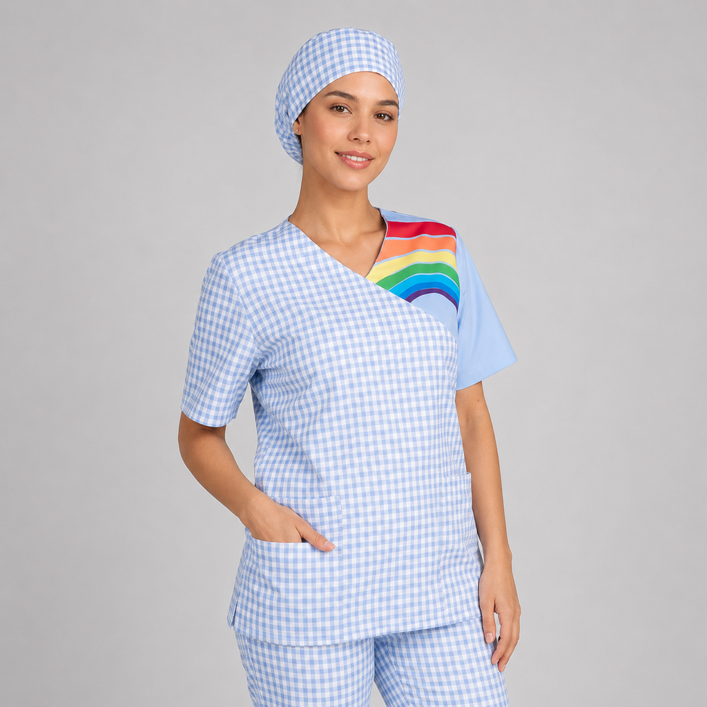 BLUSA UNISEX ARCOIRIS BAMBULA ANTIBACTERIANO