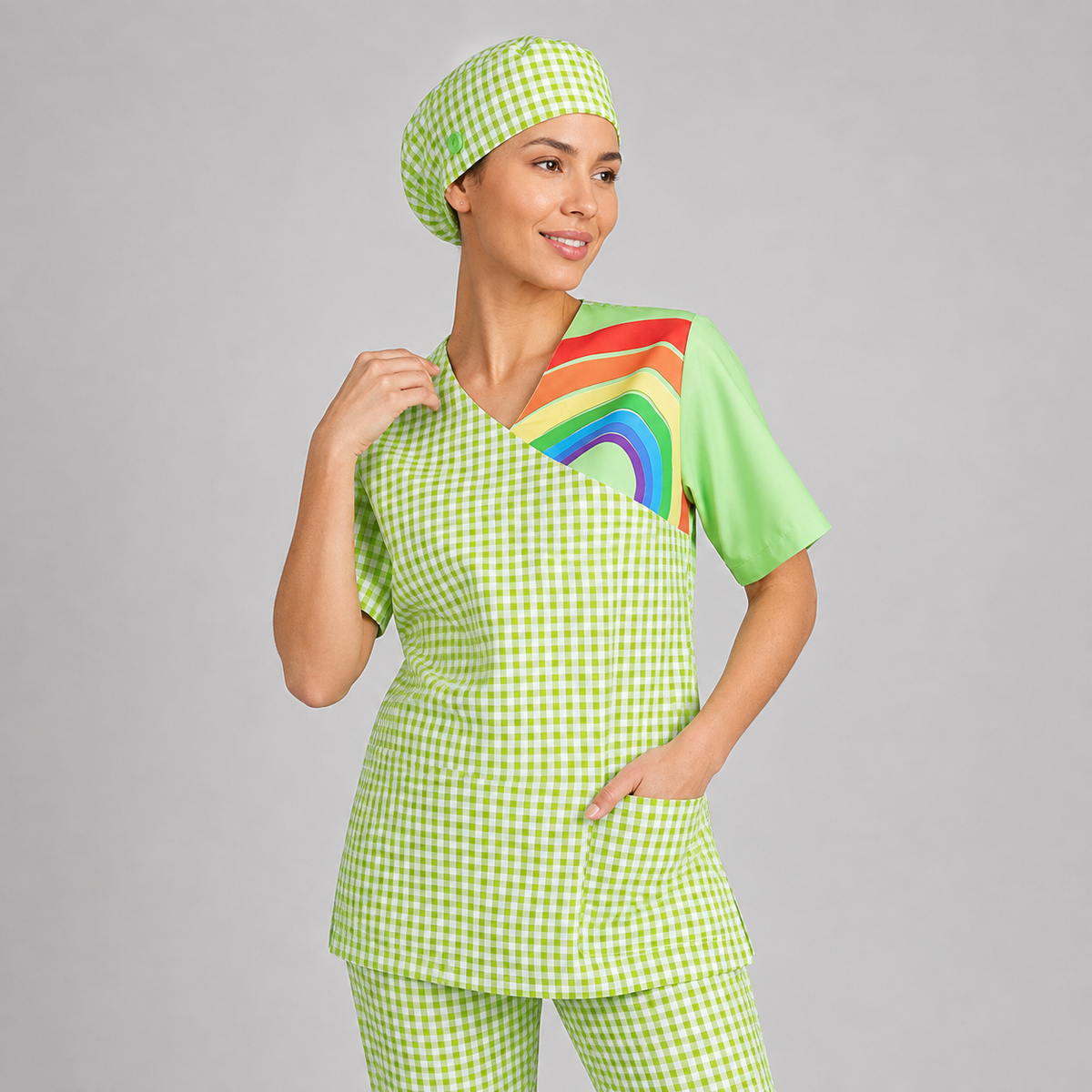 BLUSA UNISEX ARCOIRIS BAMBULA ANTIBACTERIANO