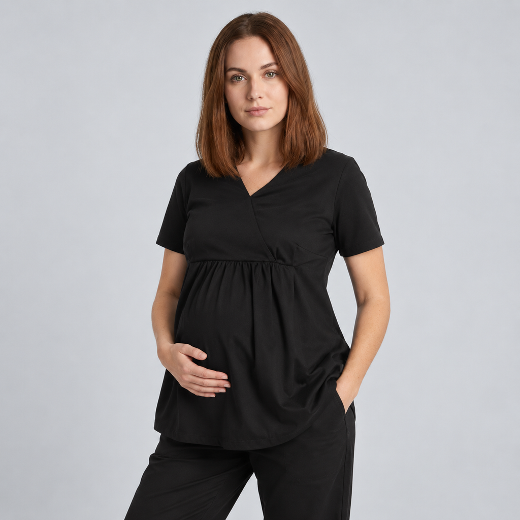 BLUSA PREMAMA PIQUE