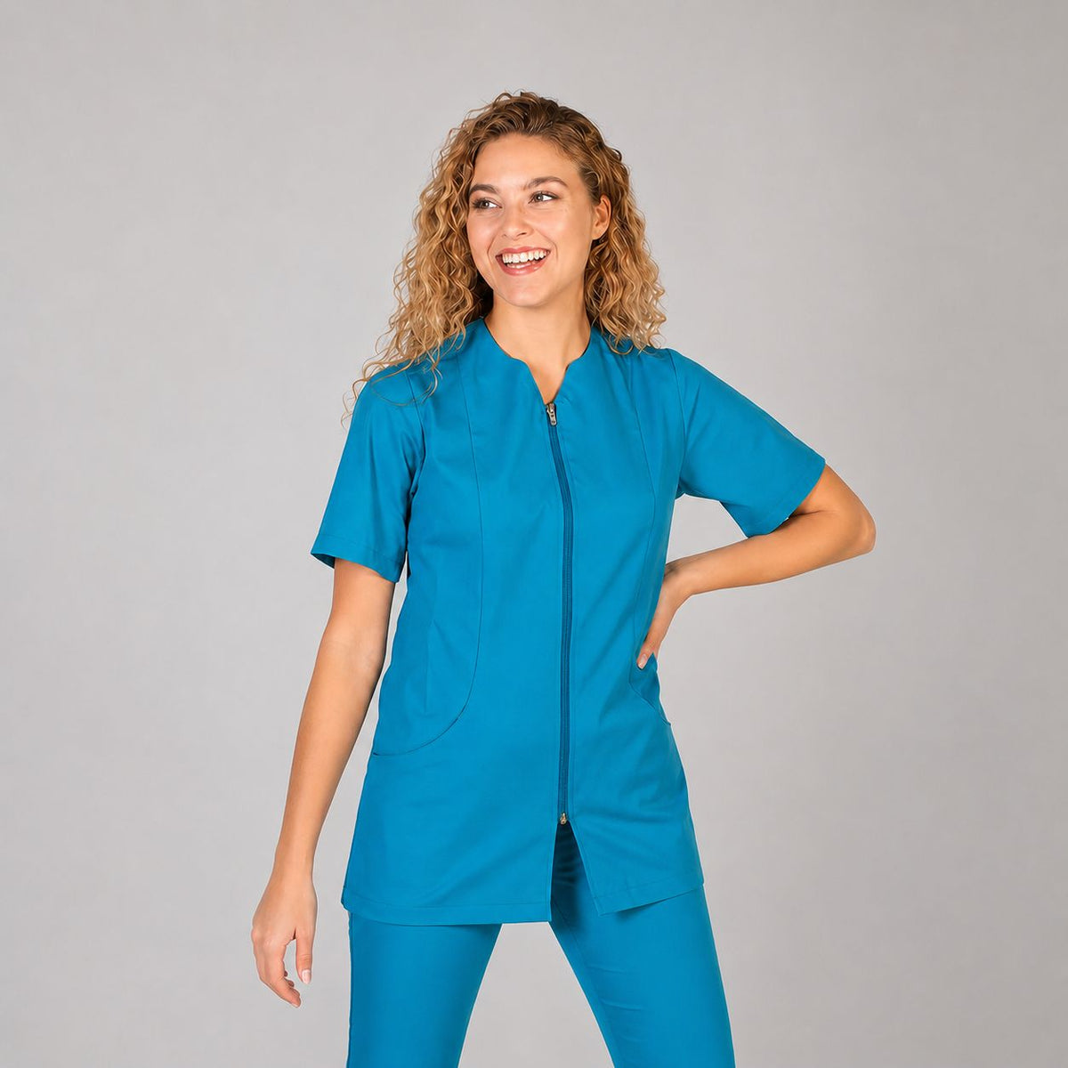 BLUSA MUJER CREMALLERA SICILIA M/C
