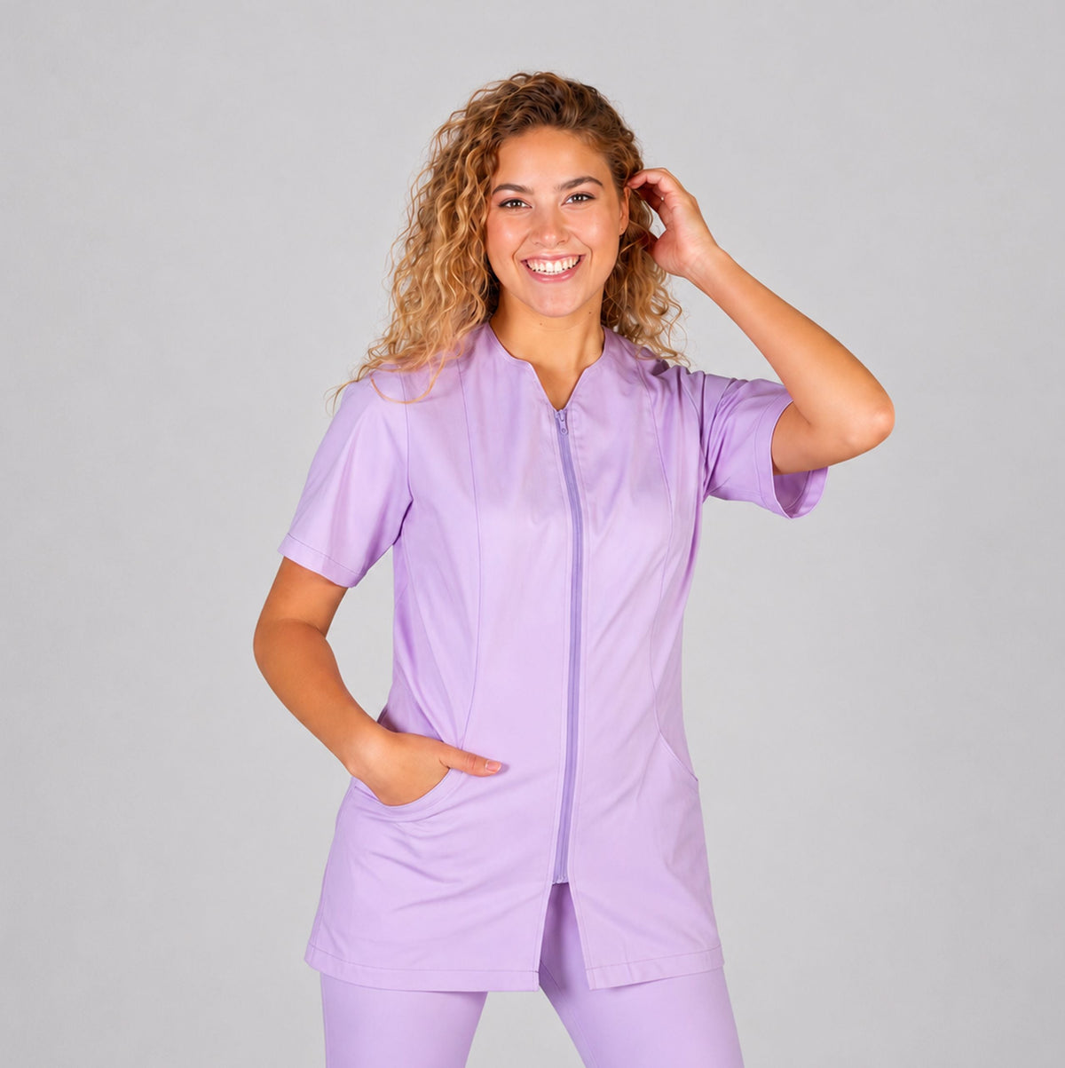 BLUSA MUJER CREMALLERA SICILIA M/C