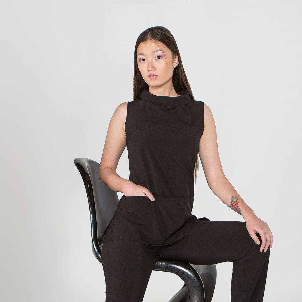BLUSA MUJER CUELLO VUELTO