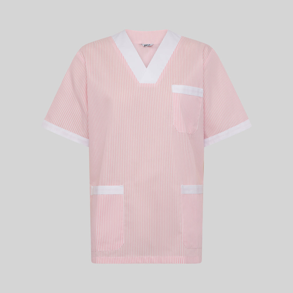 BLUSA SANITARIO UNISEX PICO VICHY COMBINADA