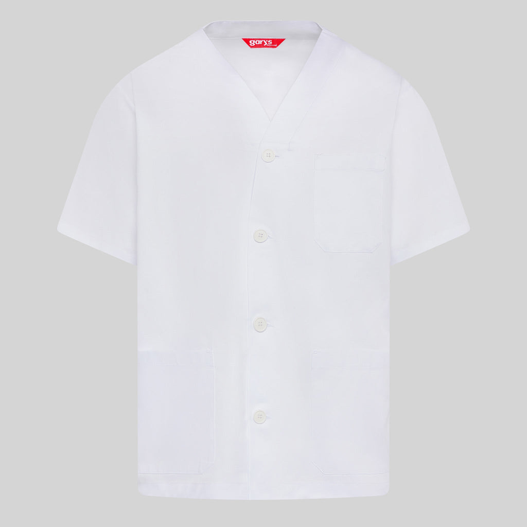 BLUSA SANITARIO UNISEX PICO BOTONES