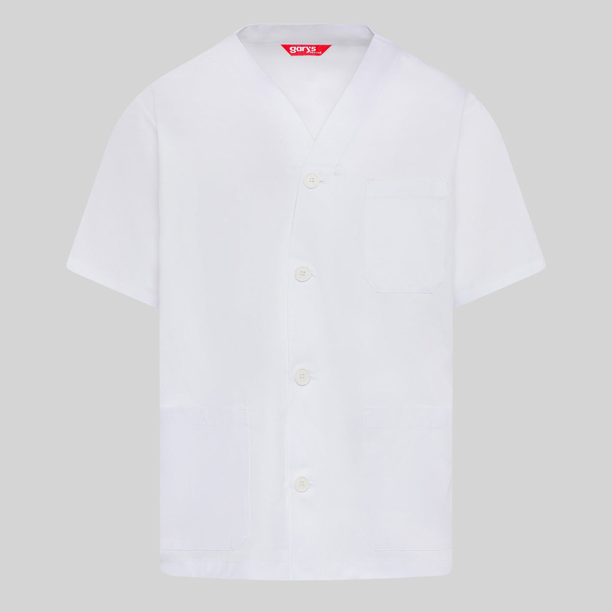 BLUSA SANITARIO UNISEX PICO BOTONES