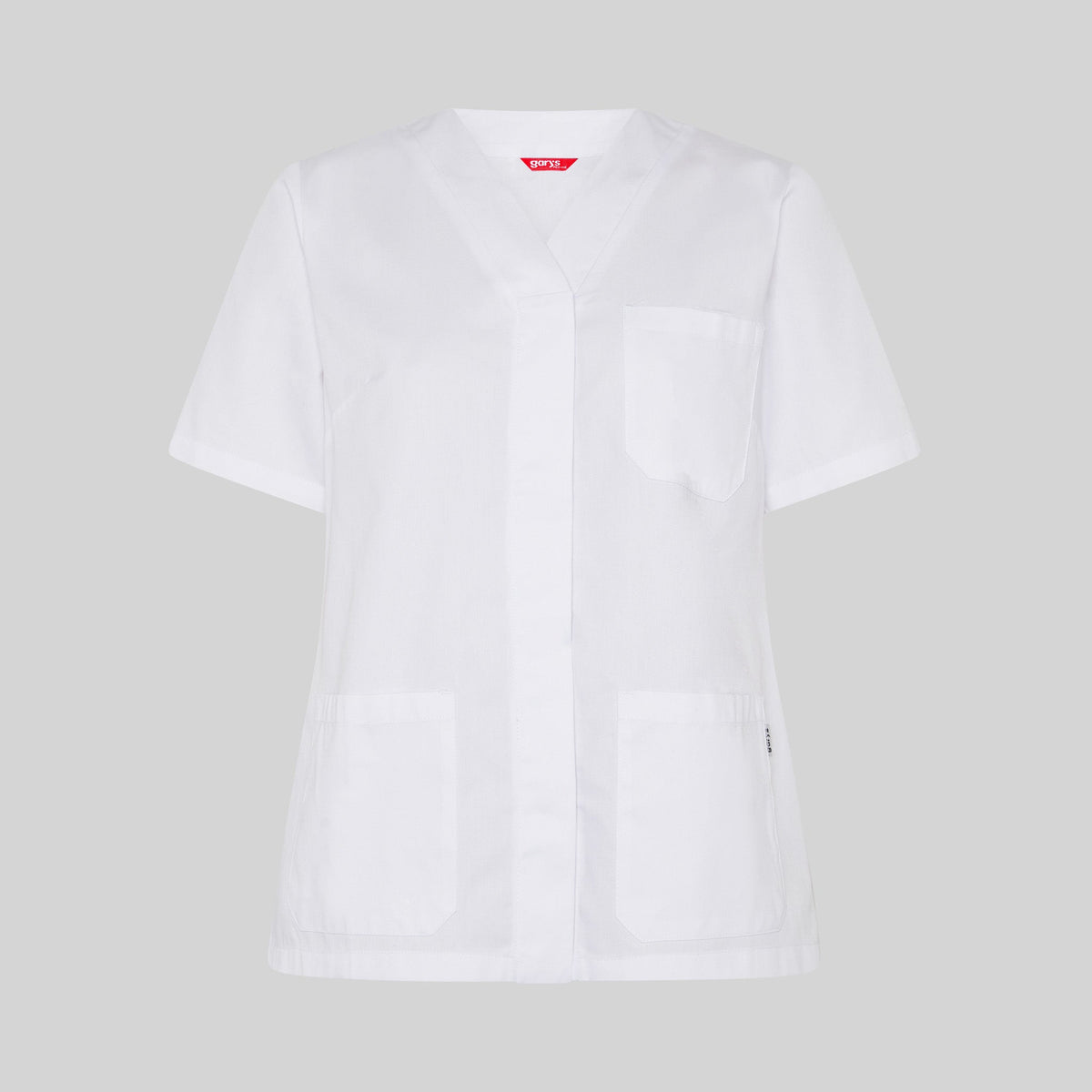 BLUSA MUJER SANITARIA BOTON PRESION M/C