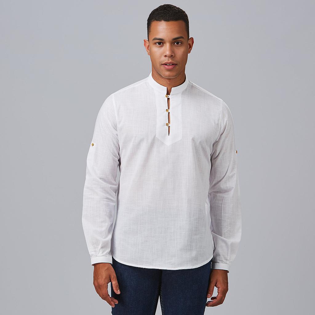 CAMISA HOMBRE DANTE SLIM FIT FALSO LINO