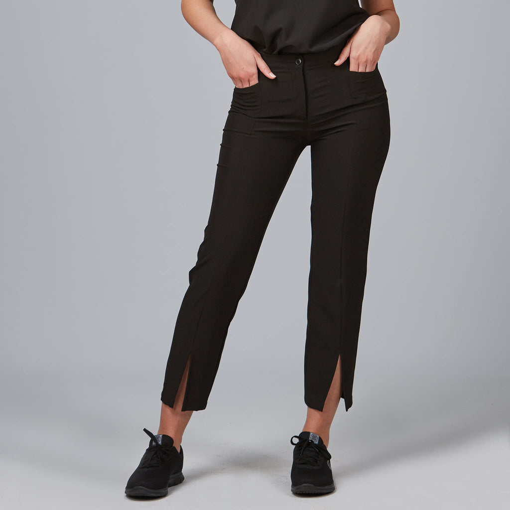 PANTALON MUJER ABERTURA CENTRAL EN BAJO