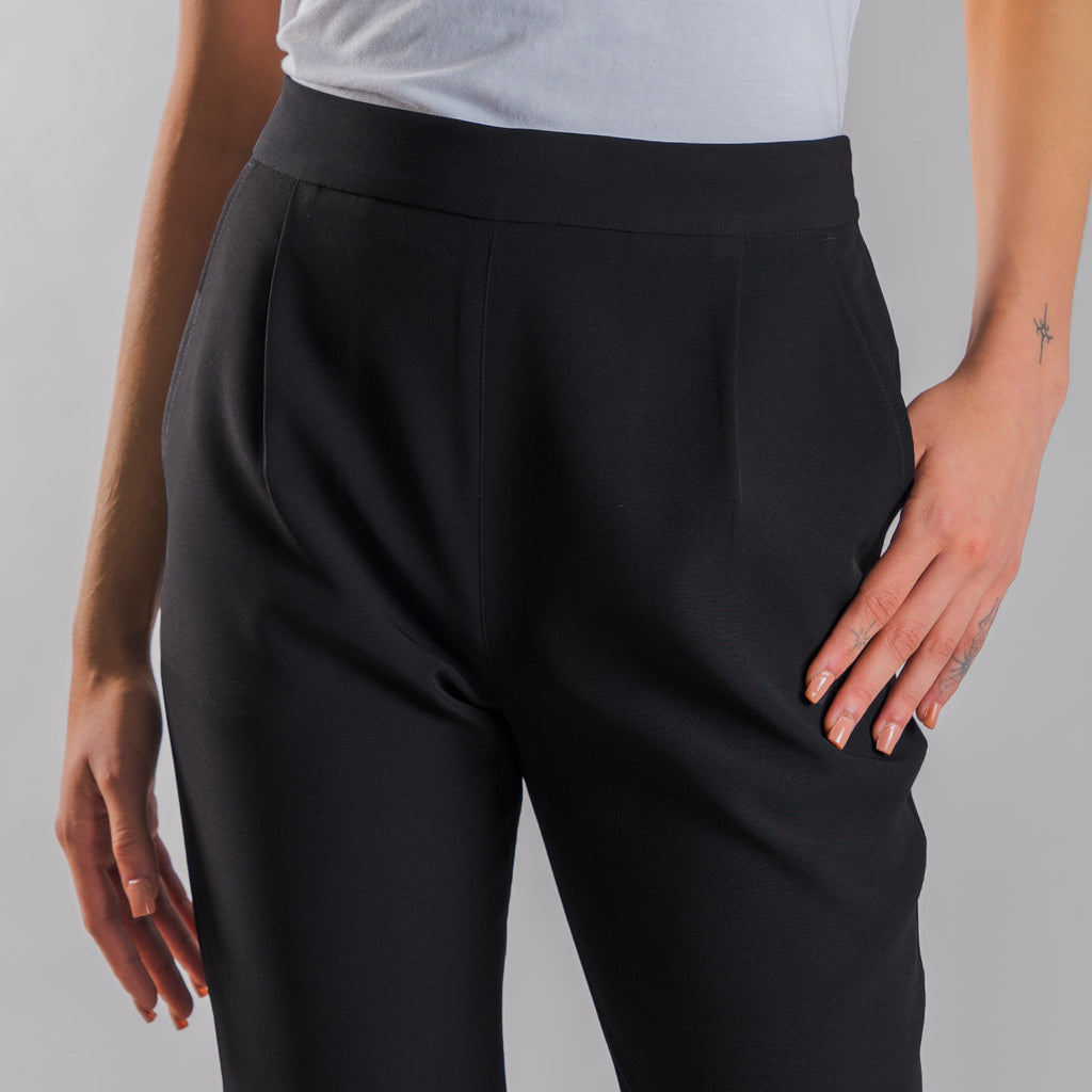 PANTALON MUJER BIELASTICO BAJO VUELTO