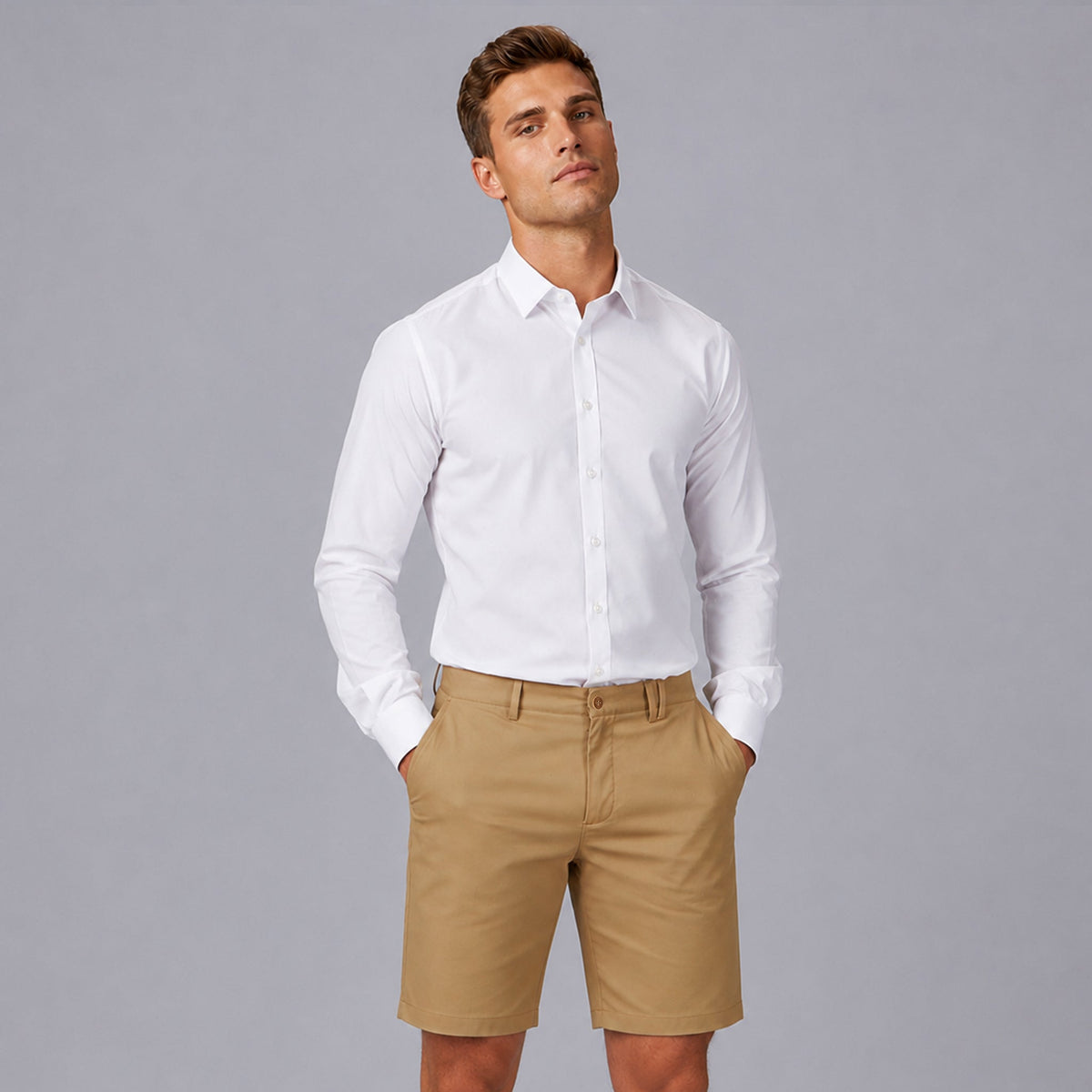 BERMUDA HOMBRE CHINO T400