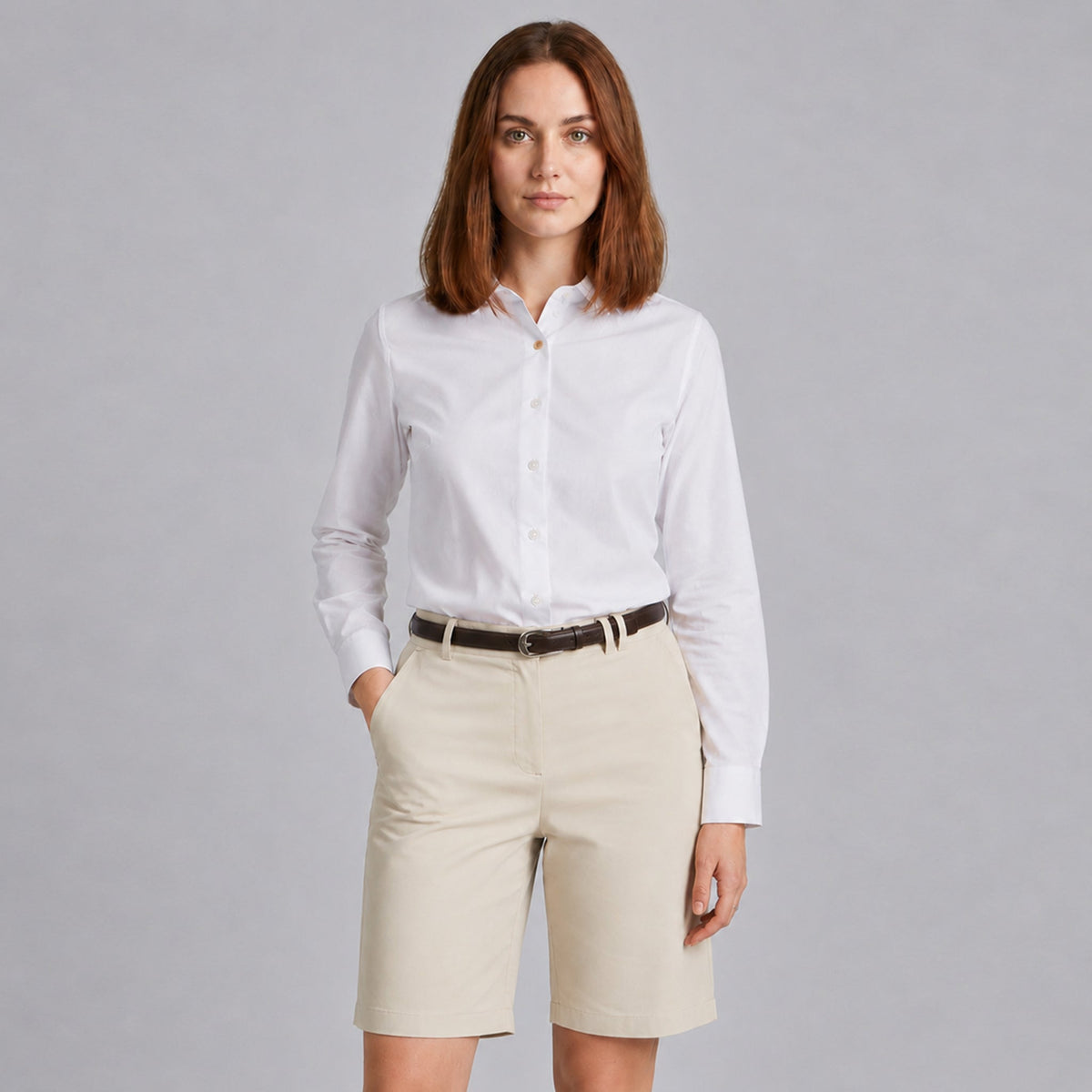 BERMUDA MUJER CHINO T400