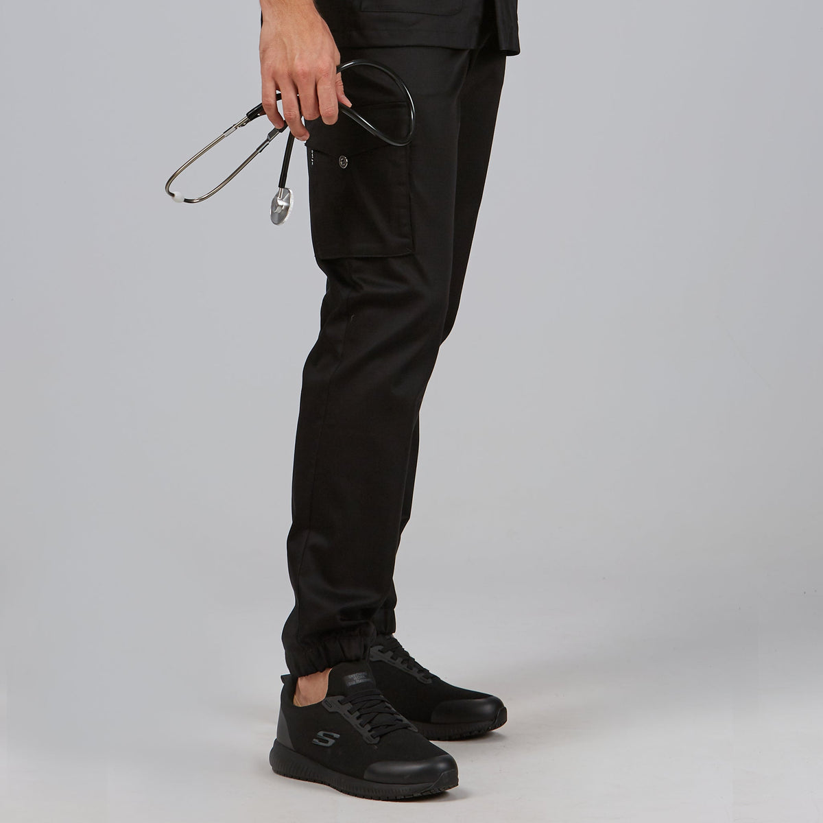 PANTALON UNISEX CREMALLERA SATEN ALGODON