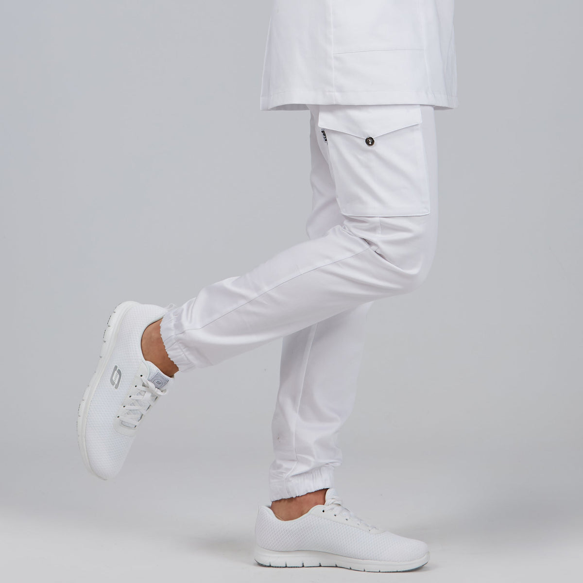 PANTALON UNISEX CREMALLERA SATEN ALGODON