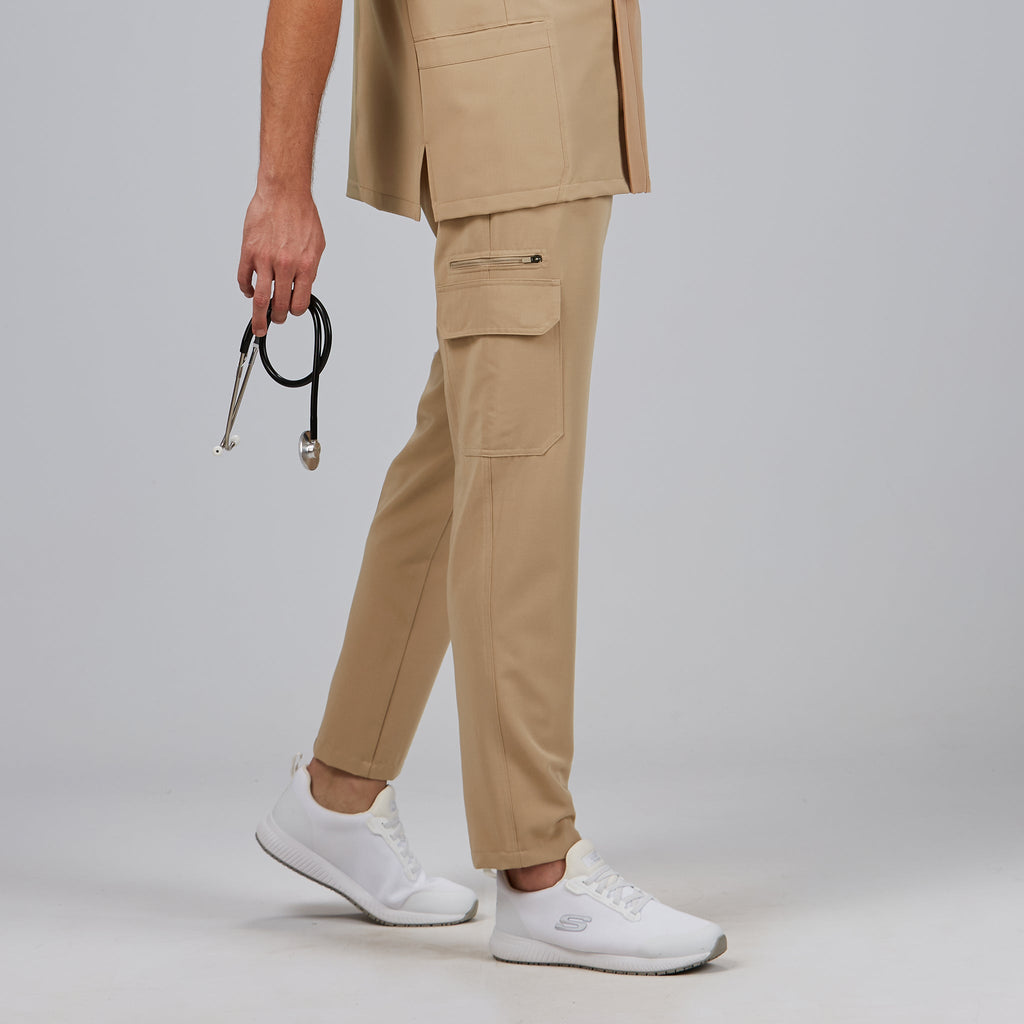 PANTALON UNISEX CINTURA AJUSTABLE Y BOLSILLOS CARGO