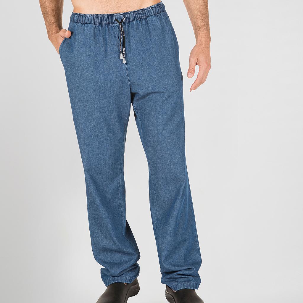 PANTALON GOMA+CORDON TEJANO LAVADO
