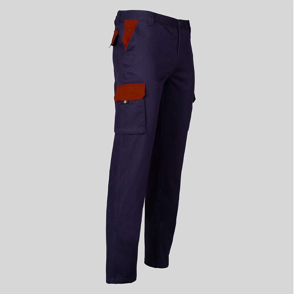 PANTALON UNISEX MULTIBOLSILLOS ELASTICO GAMO COMBINADO