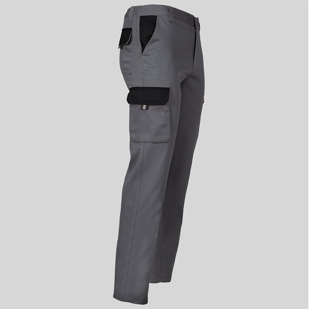 PANTALON UNISEX MULTIBOLSILLOS ELASTICO GAMO COMBINADO