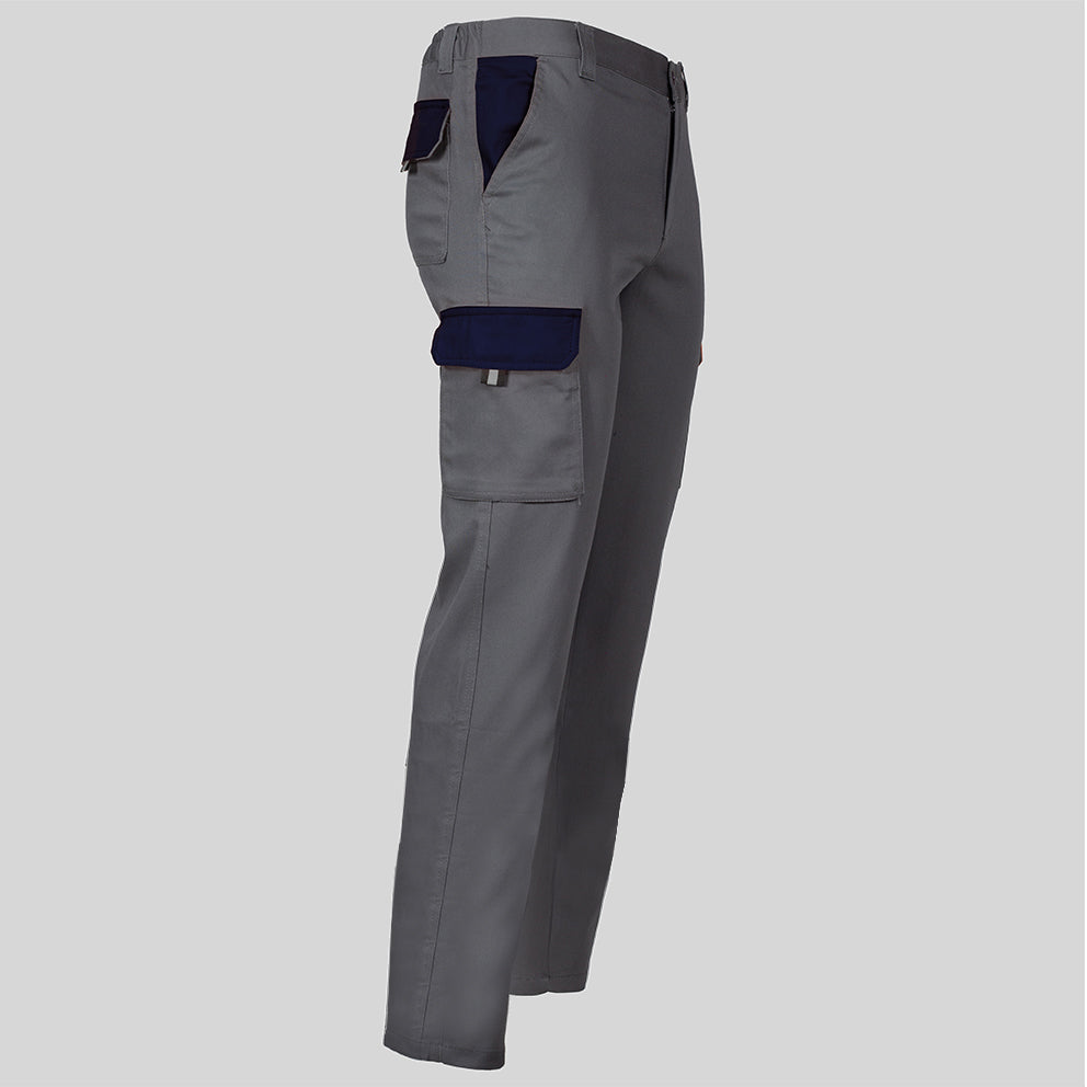 PANTALON UNISEX MULTIBOLSILLOS ELASTICO GAMO COMBINADO