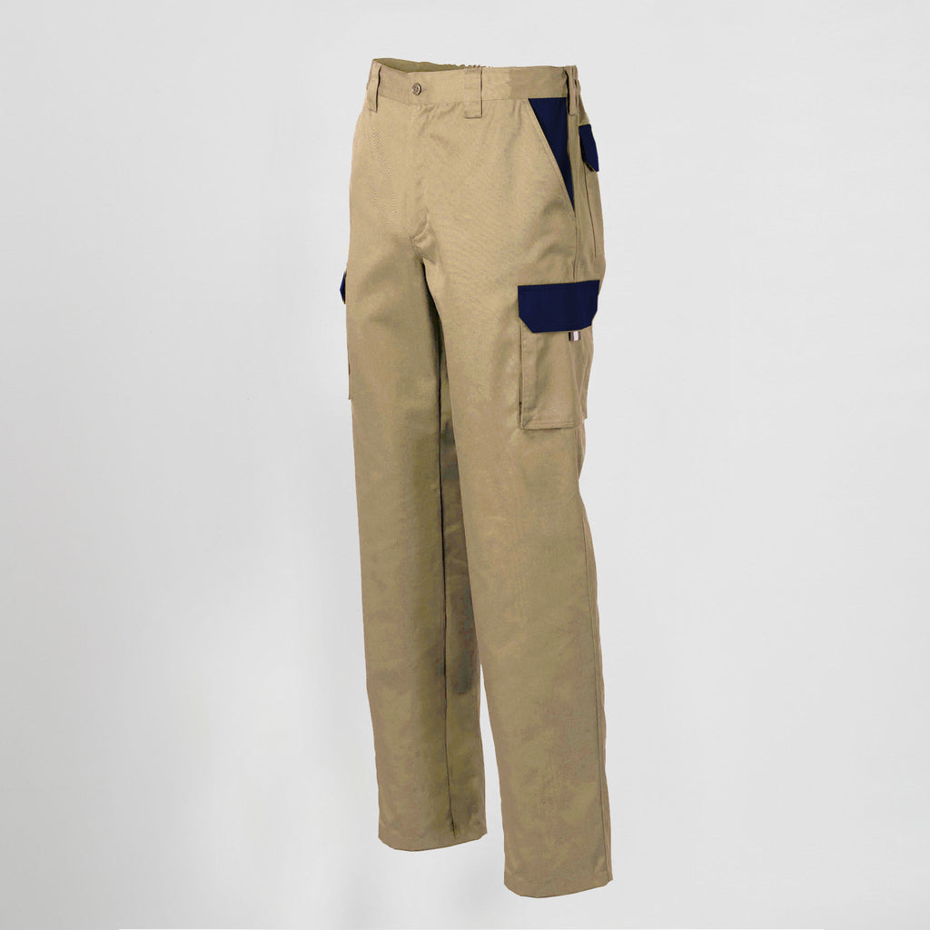 PANTALON UNISEX MULTIBOLSILLOS ELASTICO GAMO COMBINADO