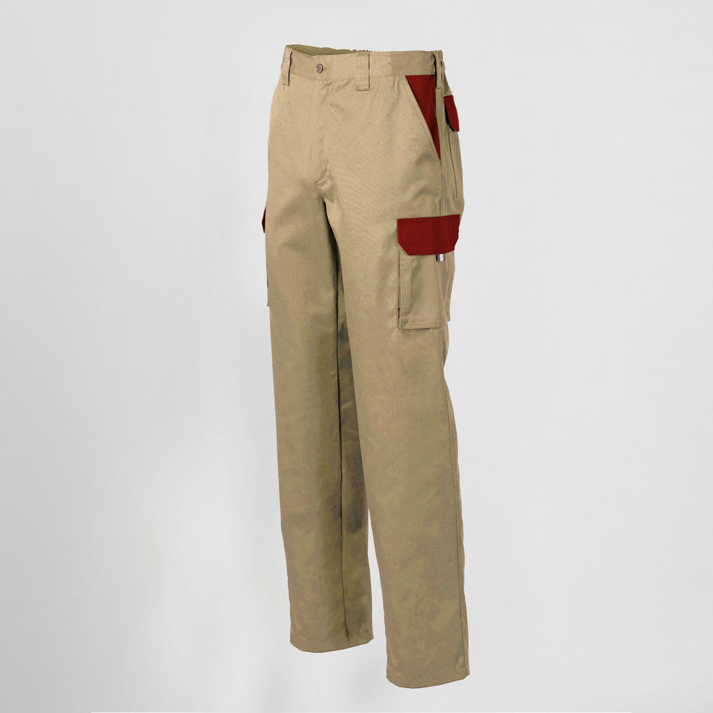 PANTALON UNISEX MULTIBOLSILLOS ELASTICO GAMO COMBINADO
