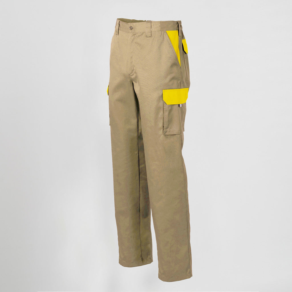 PANTALON UNISEX MULTIBOLSILLOS ELASTICO GAMO COMBINADO