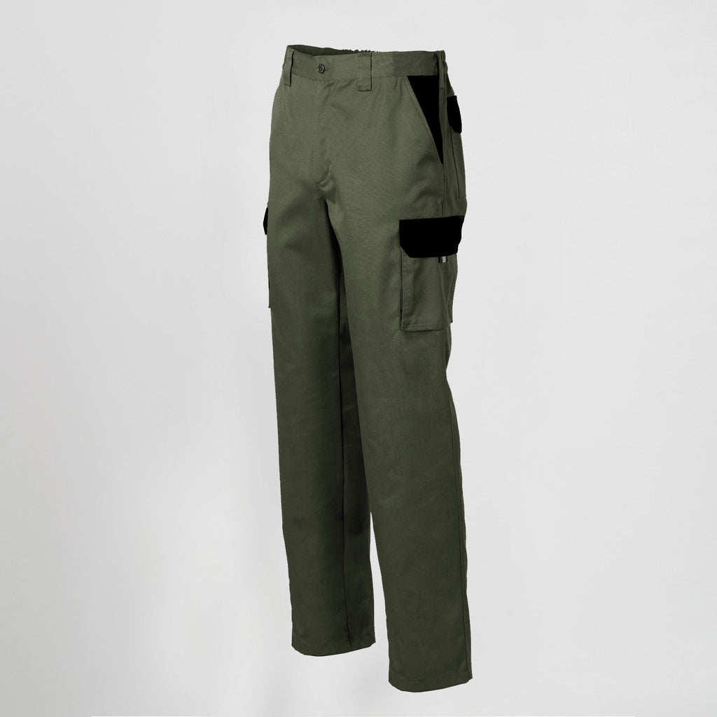 PANTALON UNISEX MULTIBOLSILLOS ELASTICO GAMO COMBINADO