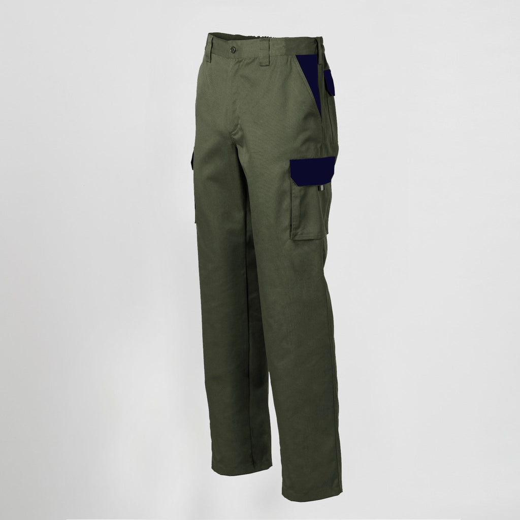 PANTALON UNISEX MULTIBOLSILLOS ELASTICO GAMO COMBINADO