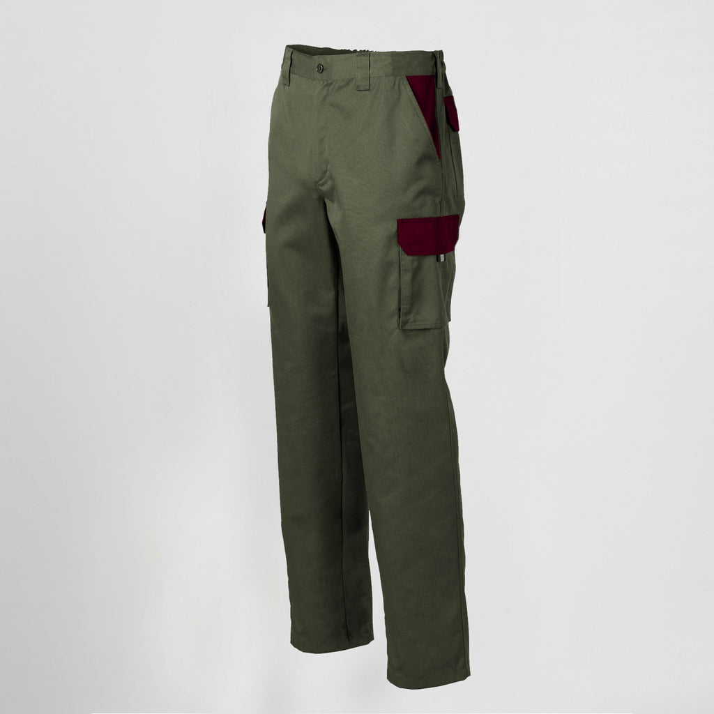 PANTALON UNISEX MULTIBOLSILLOS ELASTICO GAMO COMBINADO