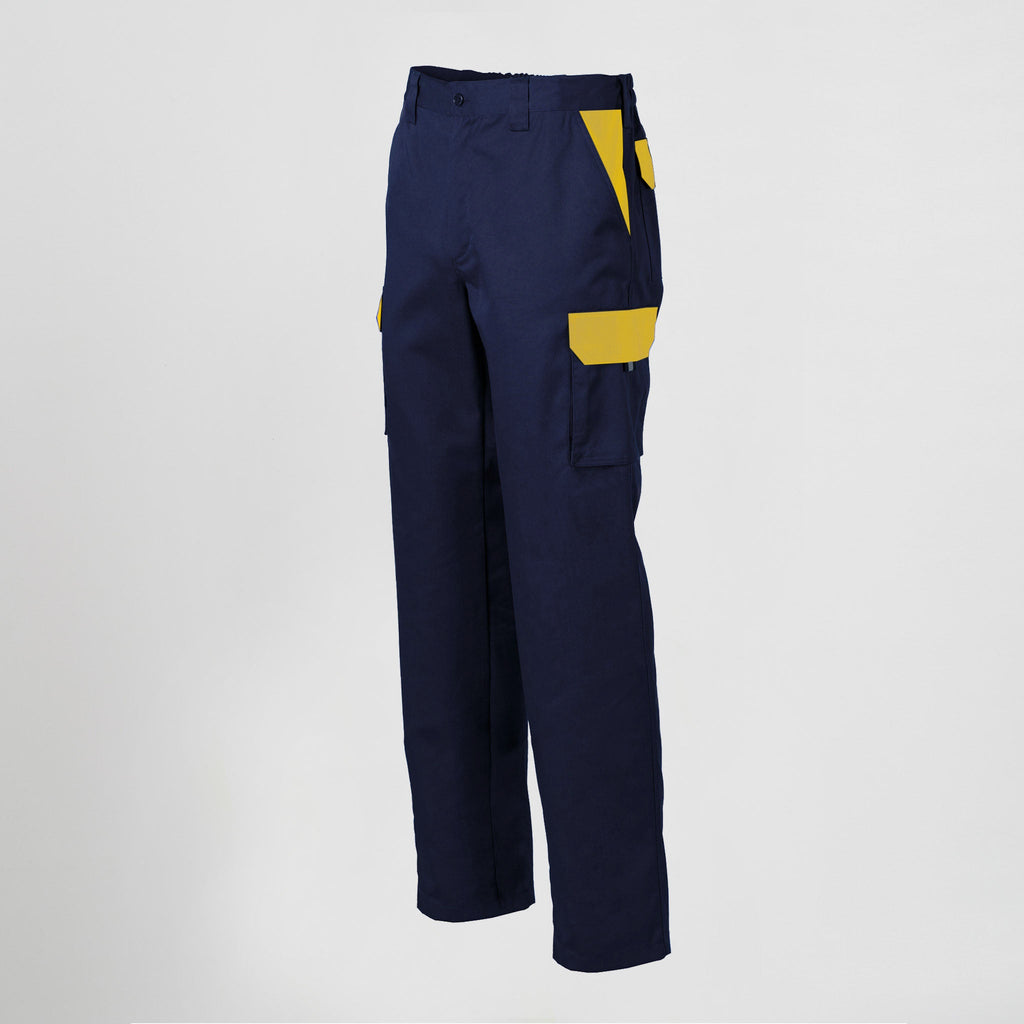 PANTALON UNISEX MULTIBOLSILLOS ELASTICO GAMO COMBINADO