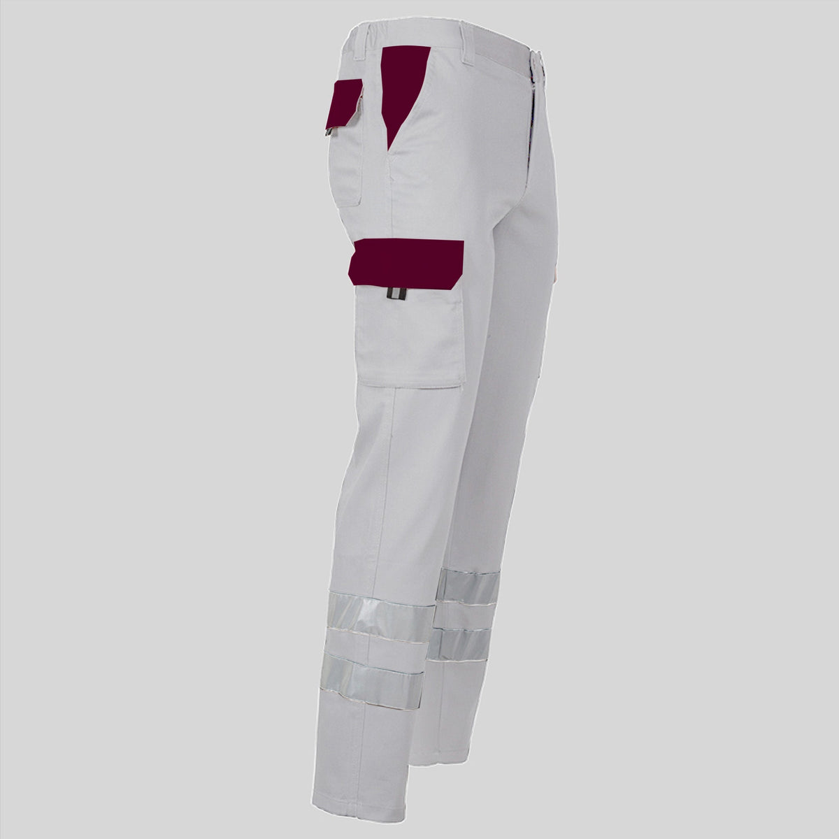 PANTALON UNISEX MULTIBOLSILLOS ELASTICO GAMO COMBI + 2 BANDAS REFLECT.