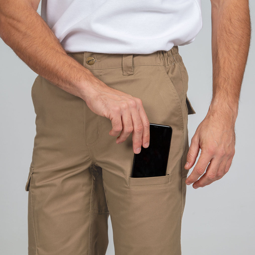 PANTALON UNISEX MULTIBOLSILLOS ELASTICO ARCE
