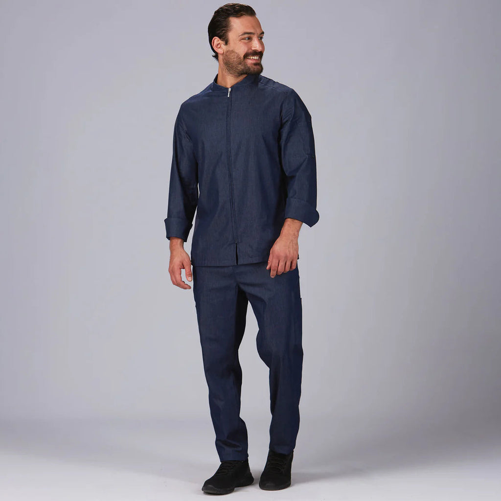 PANTALON UNISEX CON CORDON TEJANO ZAFIRO