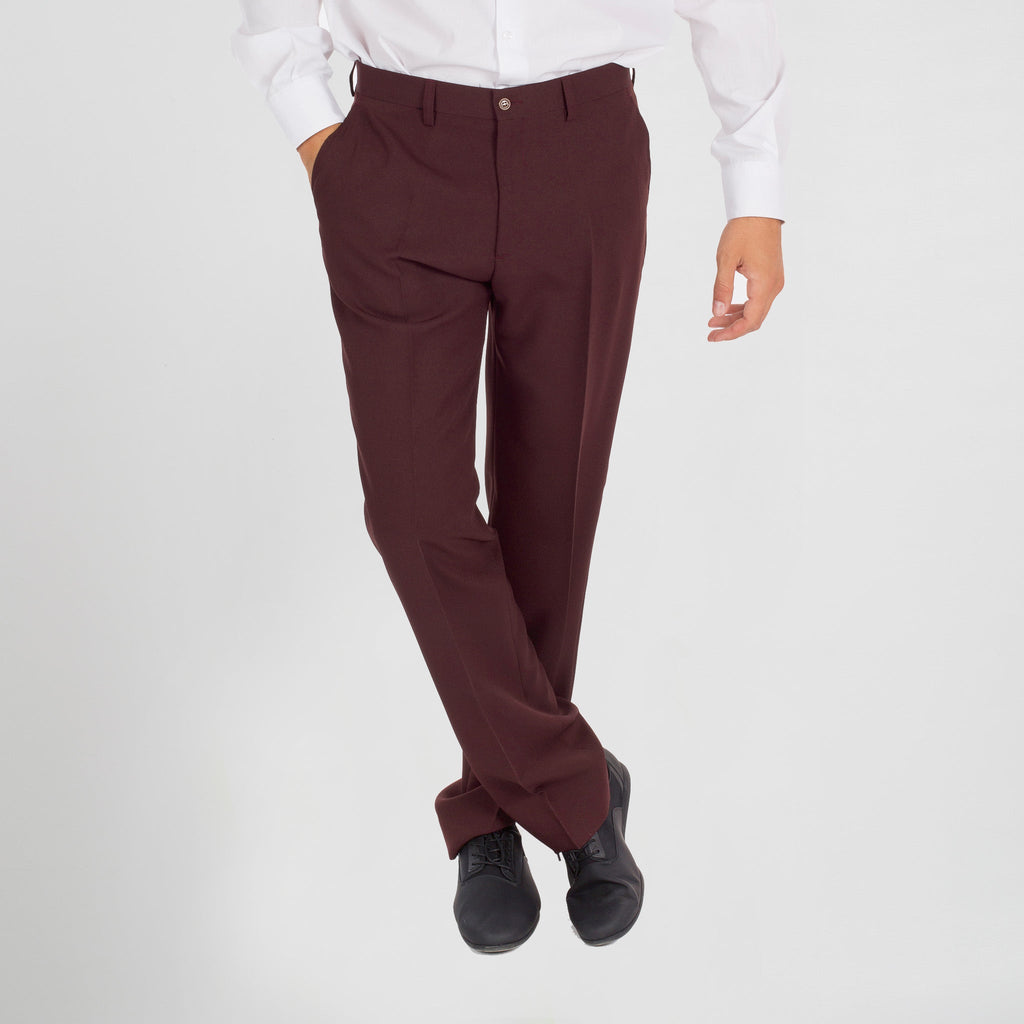 PANTALON HOMBRE SIN PINZAS PLANA POLIESTER