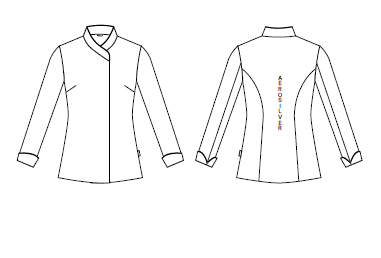 CHAQUETA COCINA MUJER DANA