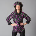 CHAQUETA COCINA UNISEX BERENJENAS