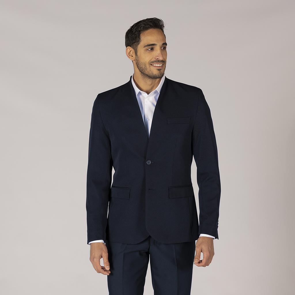 AMERICANA HOMBRE 2 BOTONES CUELLO CHIMENEA SLIM FIT TRIVIAL