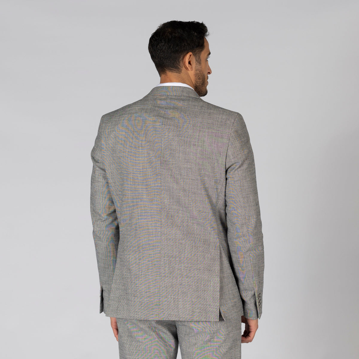 AMERICANA HOMBRE 2 BOTONES SLIM FIT CHEVIOT