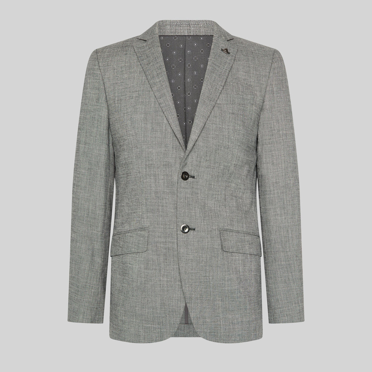 AMERICANA HOMBRE 2 BOTONES SLIM FIT CHEVIOT