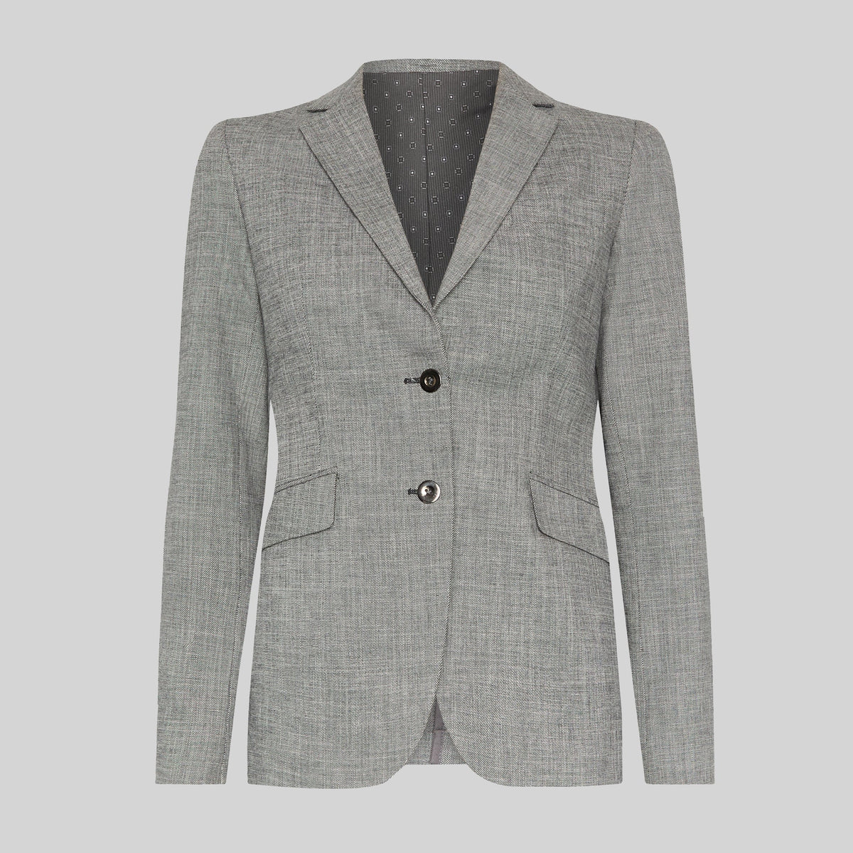 AMERICANA MUJER 2 BOTONES CHEVIOT