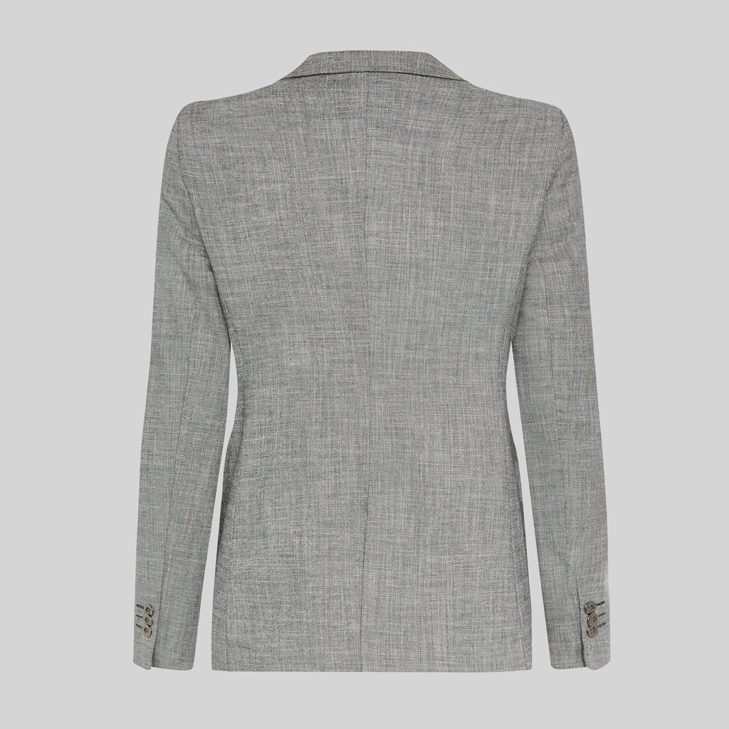 AMERICANA MUJER 2 BOTONES CHEVIOT