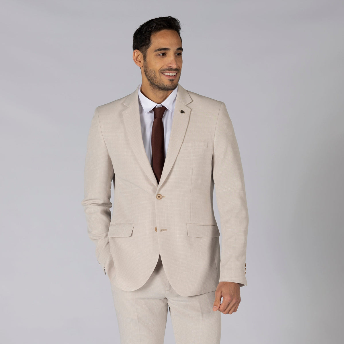 AMERICANA HOMBRE 2 BOTONES SLIM FIT X.LINEN