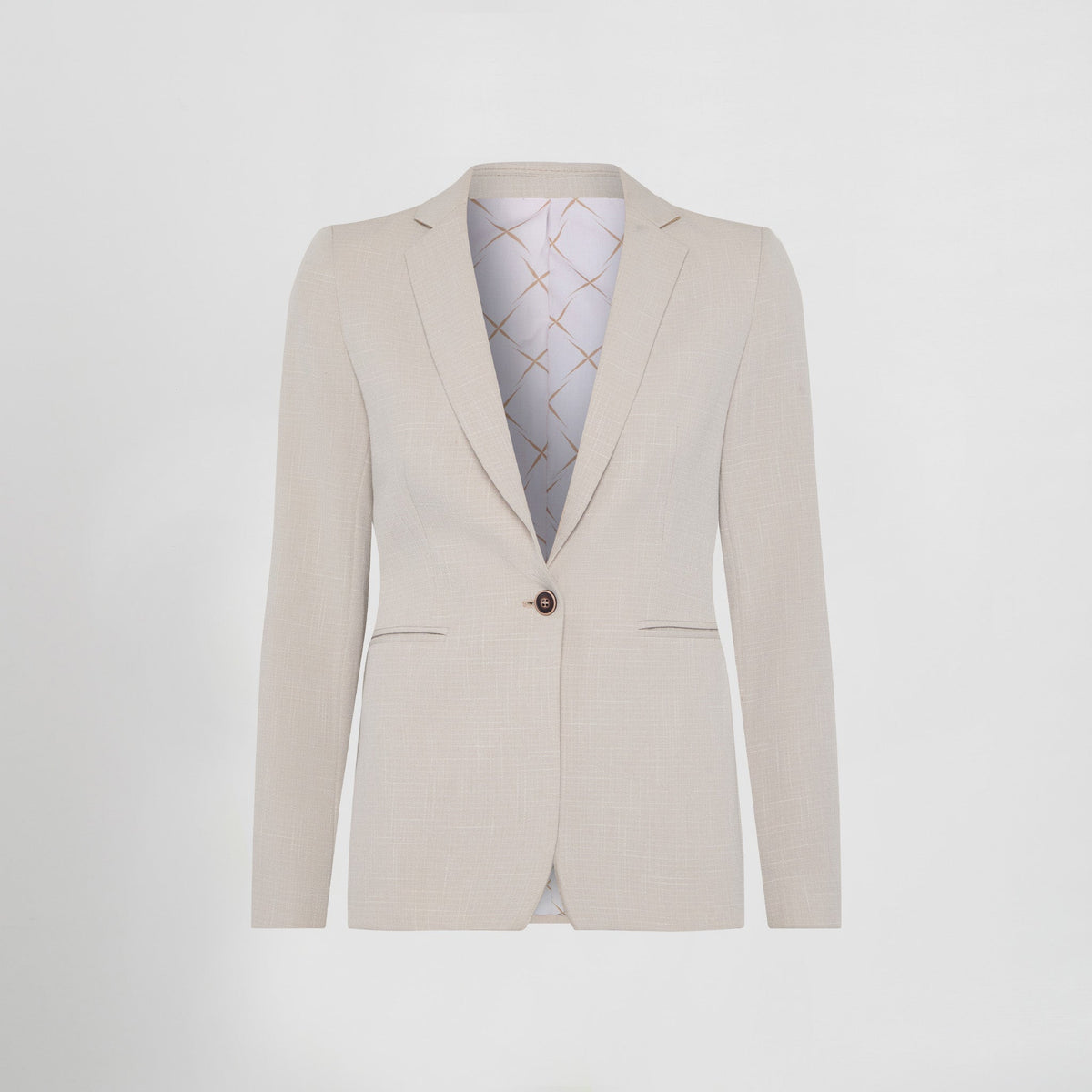 AMERICANA MUJER 1 BOTON X.LINEN