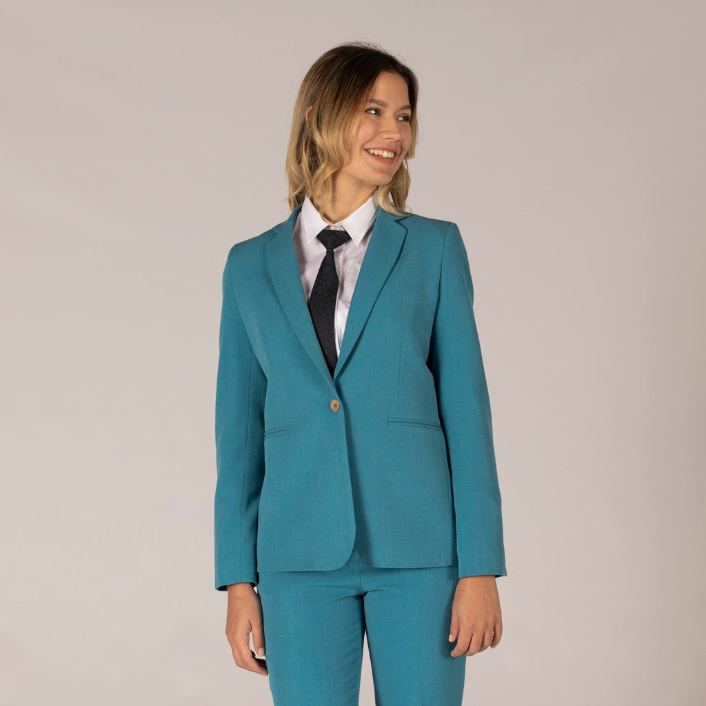AMERICANA MUJER 1 BOTON X.LINEN