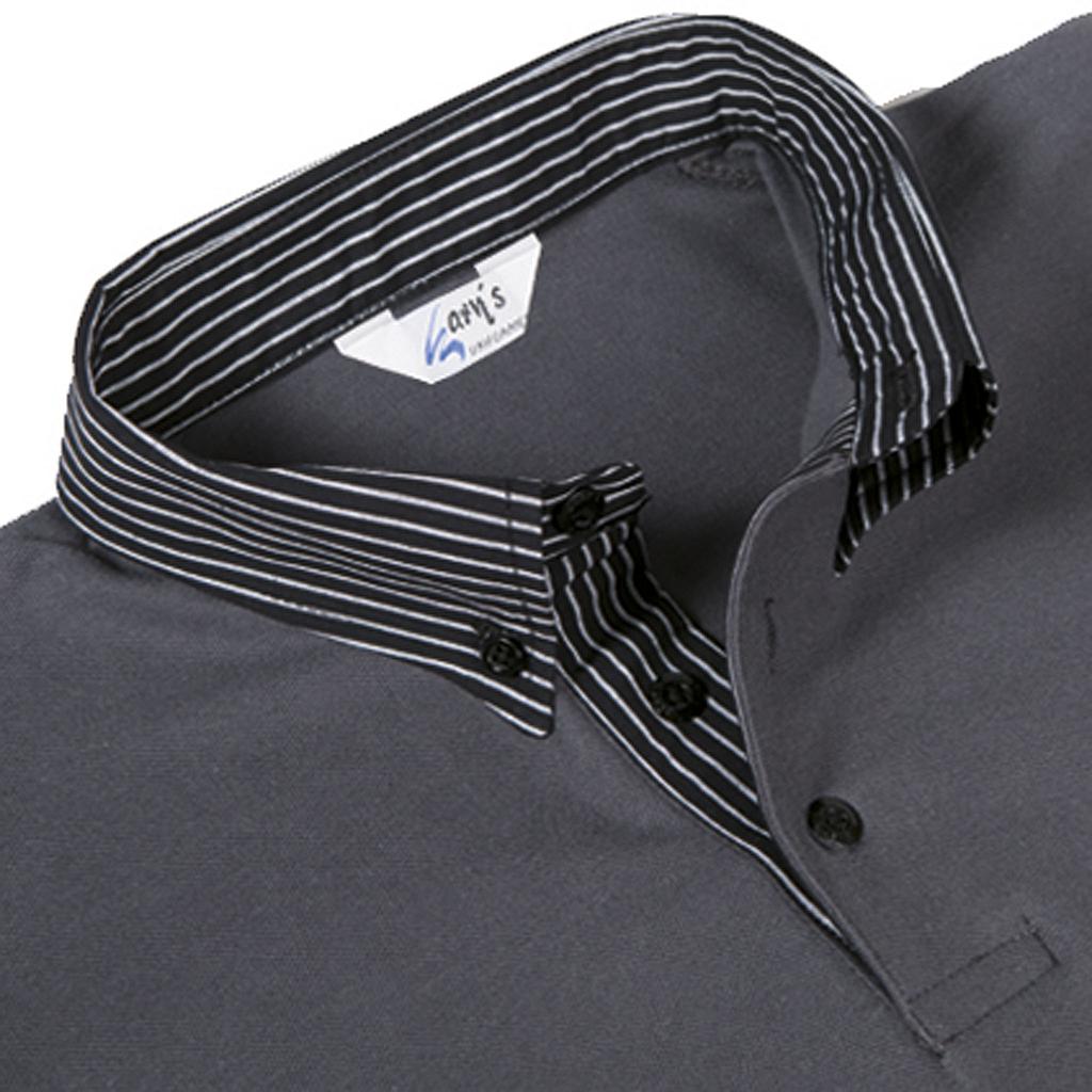POLO GRIS MUJER M/C C/CAMISERO