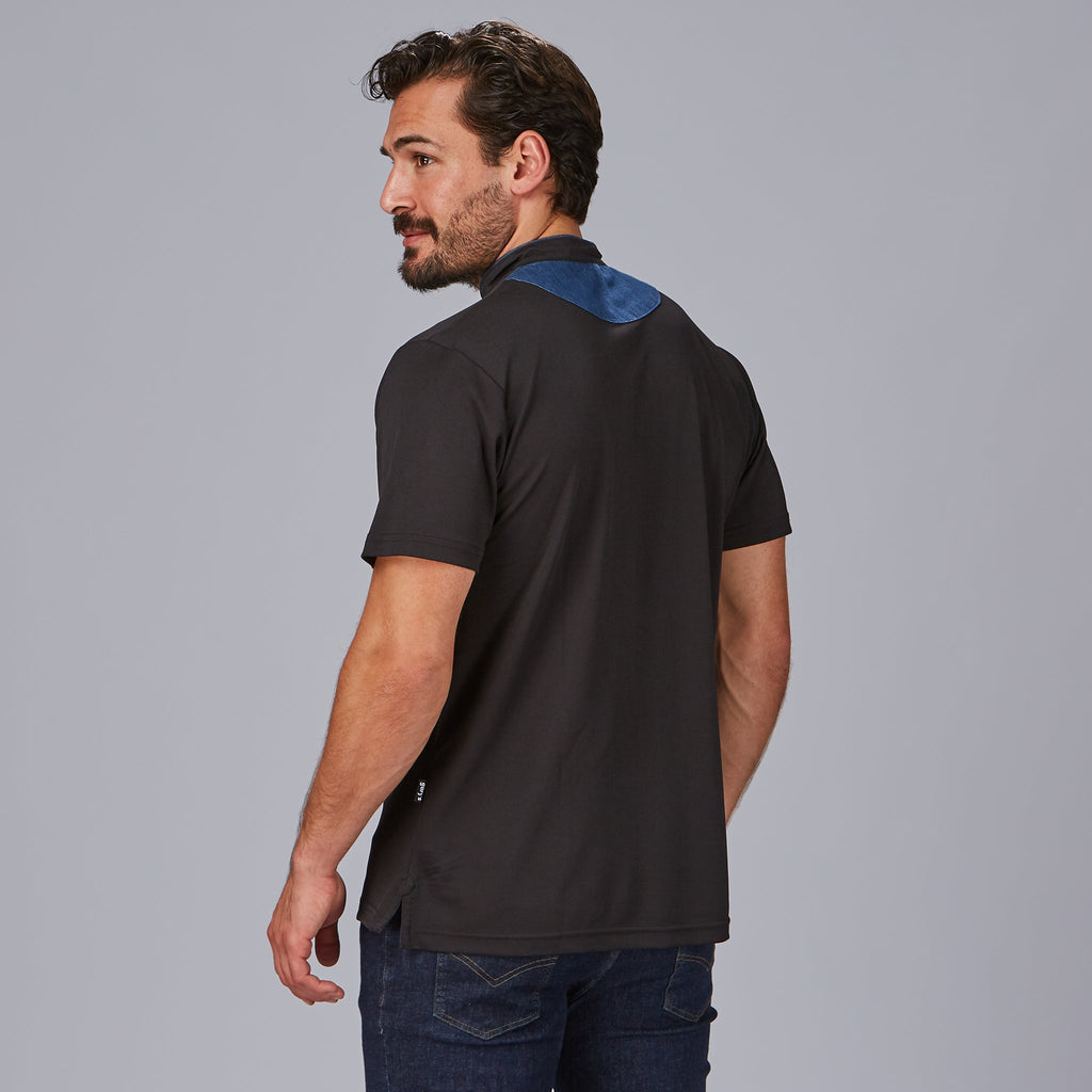 POLO HOMBRE CUELLO MAO TEJANO