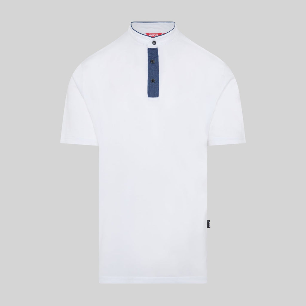POLO HOMBRE CUELLO MAO TEJANO