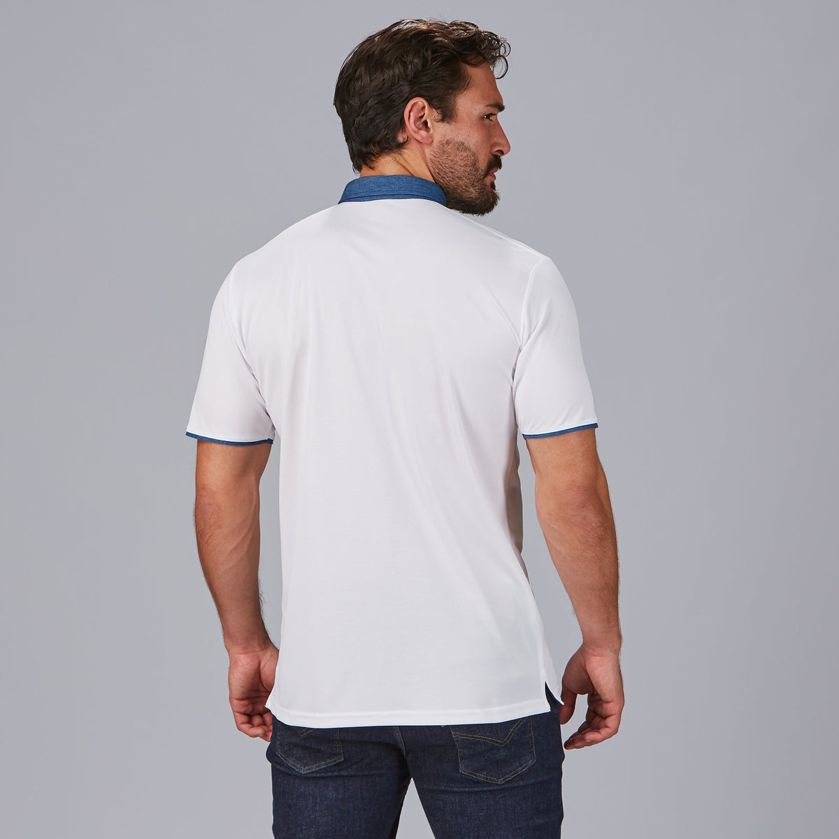 POLO HOMBRE CUELLO CAMISERO TEJANO