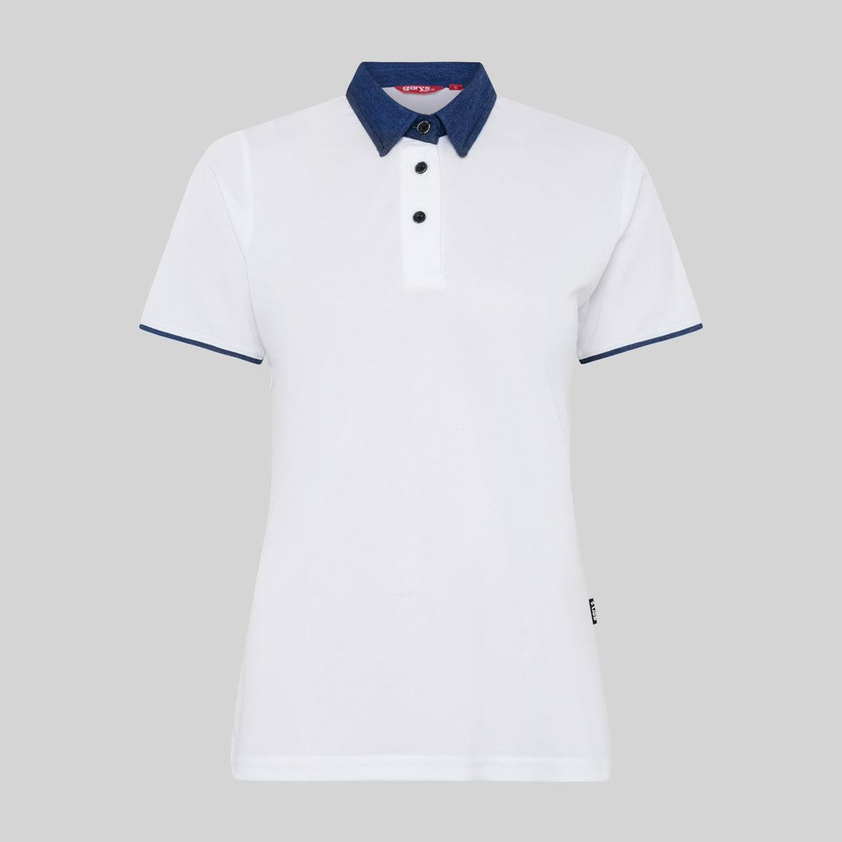 POLO MUJER CUELLO CAMISERO TEJANO