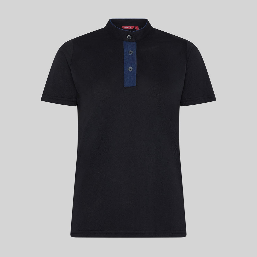 POLO MUJER CUELLO MAO TEJANO